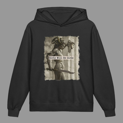 Medusa Hoodie (Youth), Lightweight, Female Empowerment Sweatshirt
