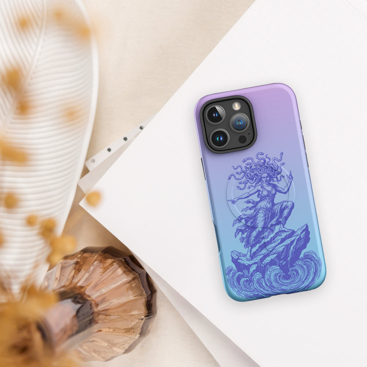 Medusa Storm MagSafe® Tough Case for iPhone®