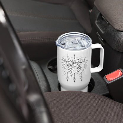 Medusa Stainless Steel Travel Mug, 25 oz and 40 oz
