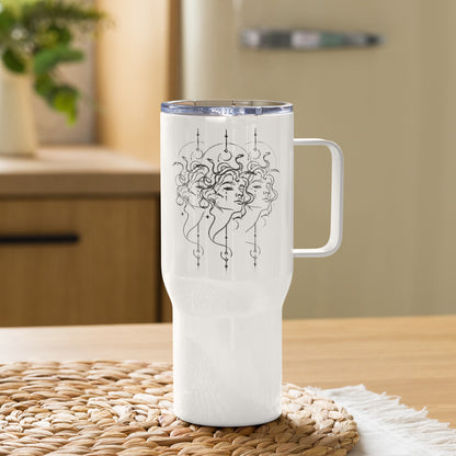 Medusa Stainless Steel Travel Mug, 25 oz and 40 oz