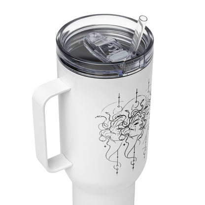 Medusa Stainless Steel Travel Mug, 25 oz and 40 oz