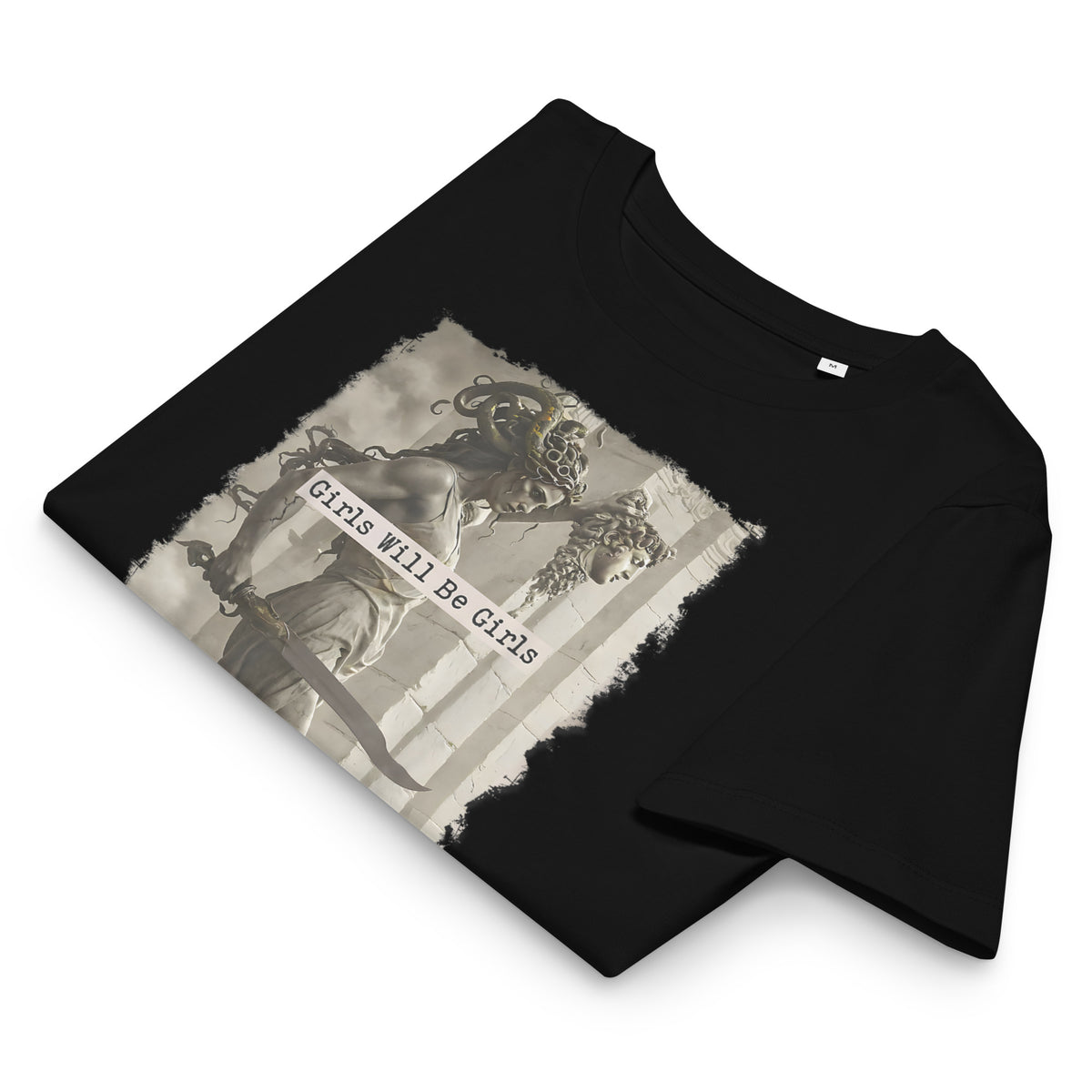 Medusa Organic Shirt: Soft Cotton, Girls Will Be Girls, Female Empowerment