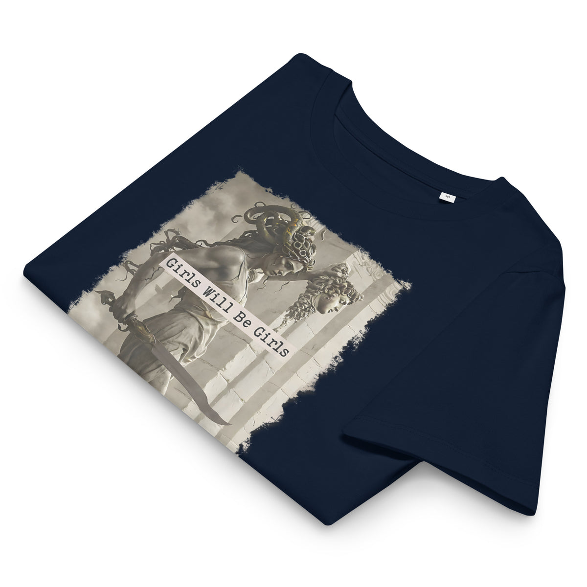 Medusa Organic Shirt: Soft Cotton, Girls Will Be Girls, Female Empowerment
